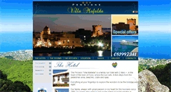Desktop Screenshot of pensionevillamafalda.it